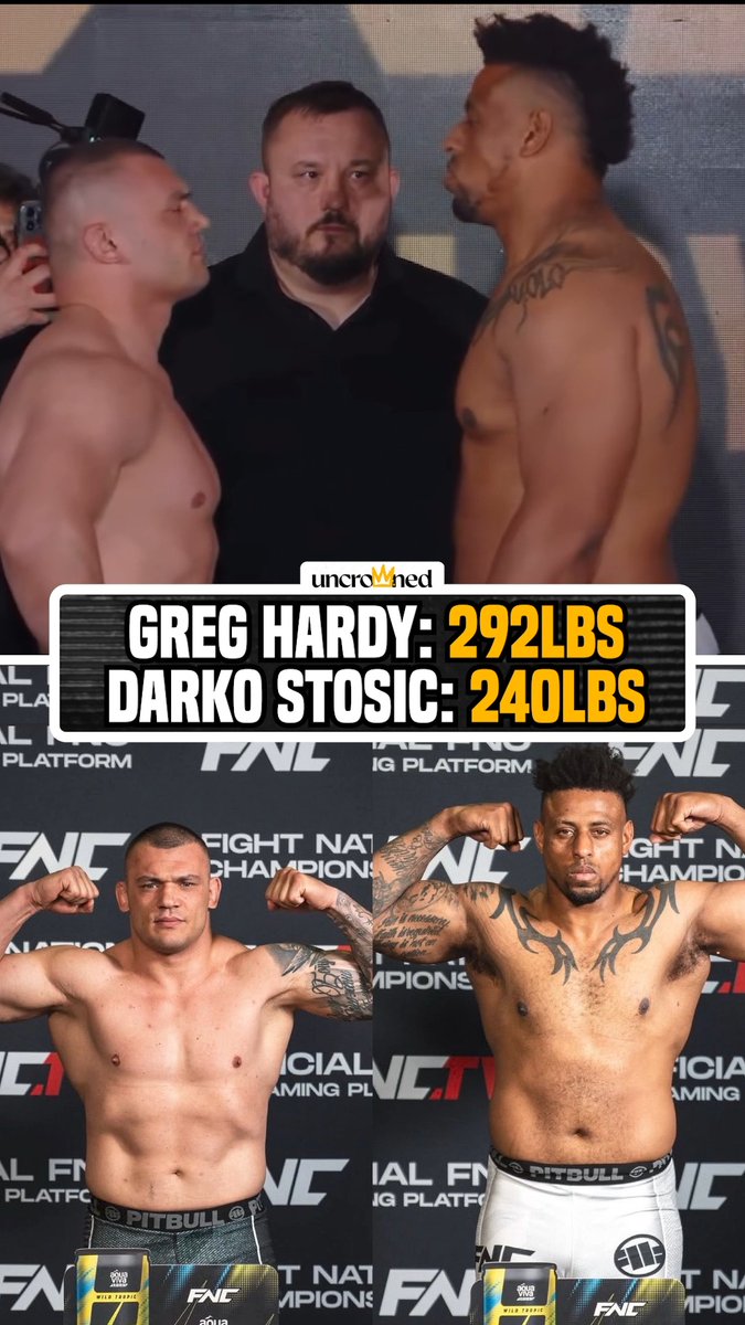 Greg Hardy missed weight for his FNC heavyweight fight but his opponent agreed to fight him anyway ⚖️