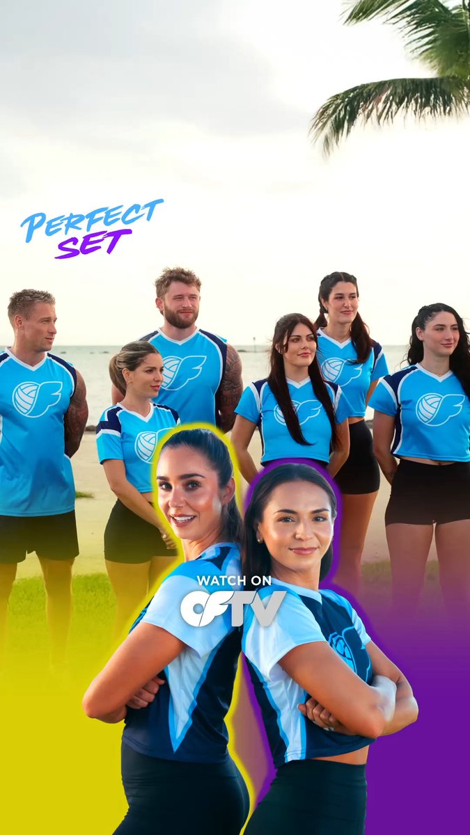 6 more enter 🏐 Who will leave as the #PerfectSet? Watch FREE on OFTV: 🔗