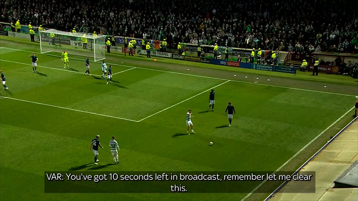 ▶️ Take a look at the VAR check that saw Celtic awarded a late penalty at Motherwell for handball. At 6pm on Sky Sports Football watch Scottish Football VAR Review to hear what the SFA's head of refereeing Willie Collum made of it 📺