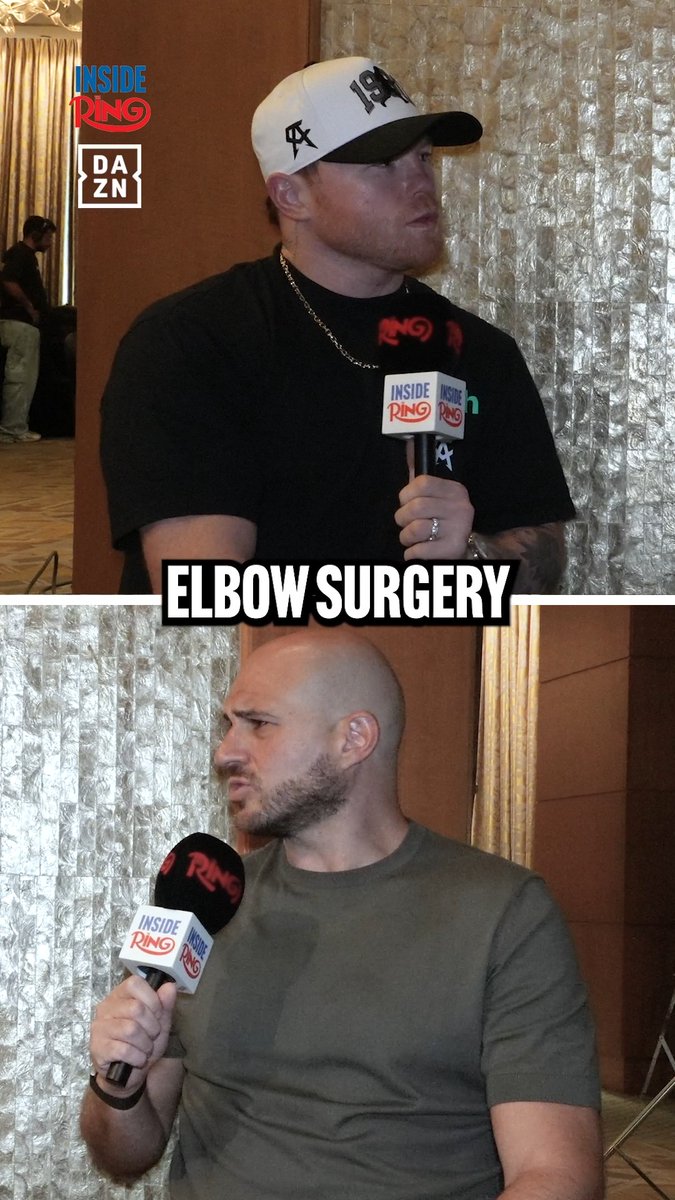 Canelo Álvarez shares how his elbow is feeling months after surgery 💪 #InsideTheRing | Latest episode LIVE NOW on The Ring’s YouTube 📺