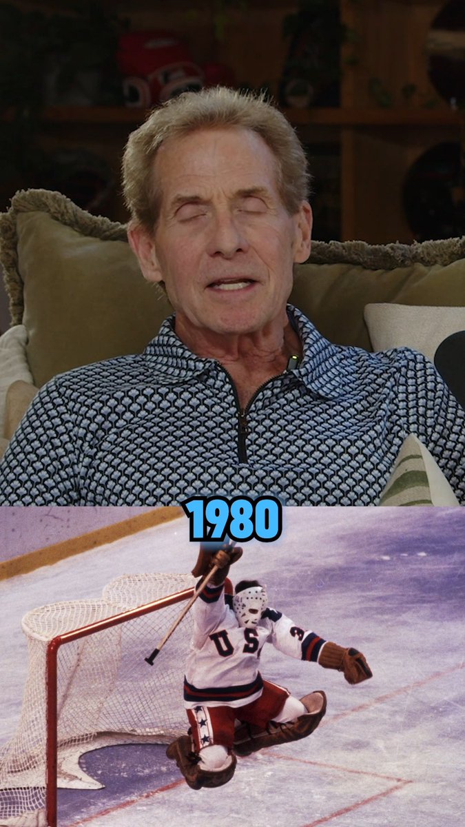 Skip Bayless was at Miracle on Ice… by accident 🤯
