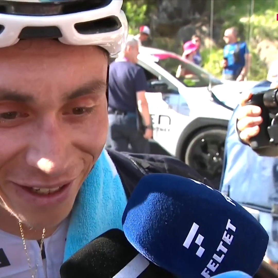 "Habíamos negociado... no tiene palabra" 🗣️ La rajada de Einer Rubio tras su incidente con Giulio Ciccone. #GirodItalia