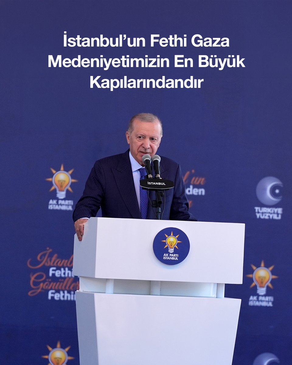 İstanbul’un Fethi; milletimizin mefkûresi, ülküsü, Kızılelma’sı uğruna neleri başarabileceğinin numunesidir.