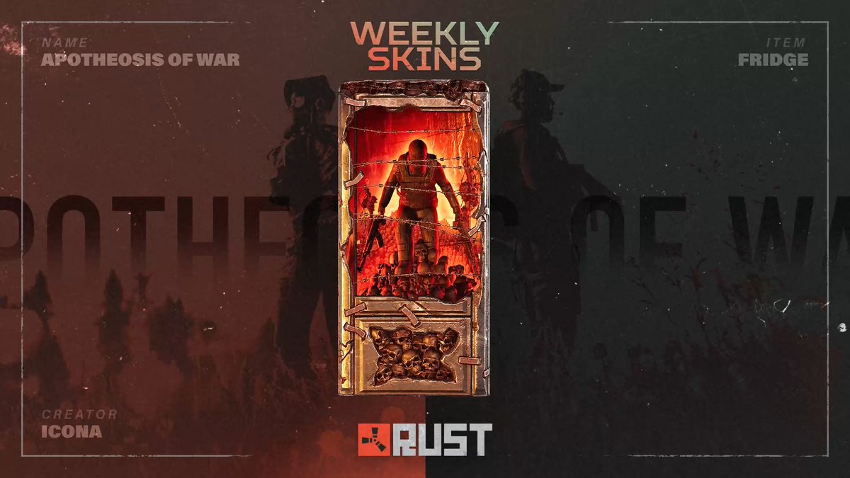 New week, new community skins. 🔫☢️🔥 Available on the Steam Item Store for a limited time. Grab yours here: