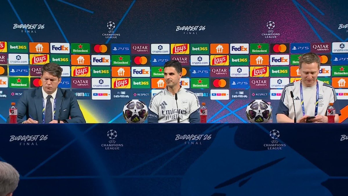 BREAKING: Arsenal boss Mikel Arteta confirms defender Jurrien Timber is fit to start tomorrow's Champions League final against PSG 🚨
