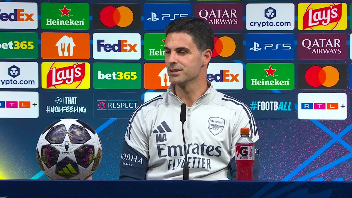 🗣️ “Is Jurrien Timber fit?” Mikel Arteta: “Yes.” 🗣️ “Fit enough to start?” Mikel Arteta: “Yes. Noni Madueke as well. The only one [not available] is Ben White.” 🎥 Football on TNT Sports