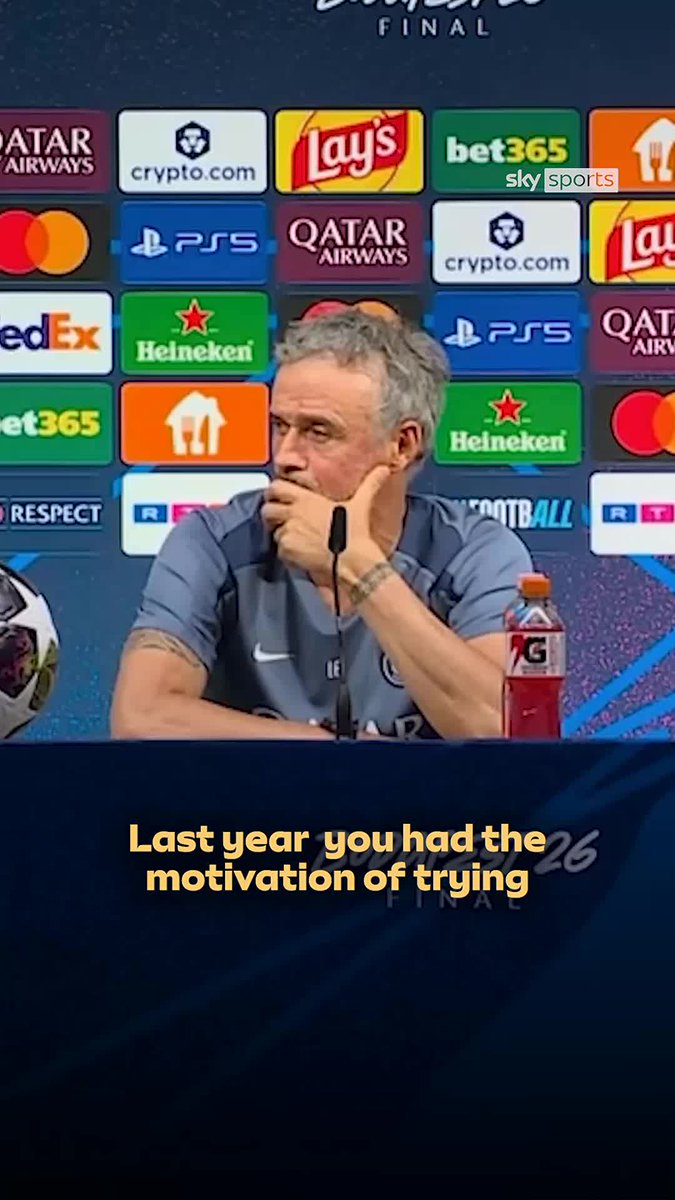 PSG vs Arsenal: Luis Enrique thinks winning a second CL is more powerful motivation than Arsenal's first 🗣️🏆
