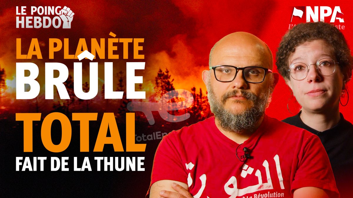 Pendant que la planète brûle, Total Énergies affiche un bénéfice record de 5,8 milliards ! Il faut exproprier les multinationales extractivistes ! C'est à nous de décider quelle production d'énergie est nécessaire, pour satisfaire nos besoins plutôt que leurs profits !