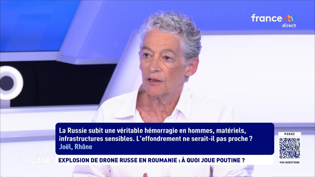 "On est à un tournant. On se rend compte, en regardant les réseaux sociaux russes, qu’il y a une forme de lassitude, voire de désespoir. Les gens ne voient pas l’issue de cette guerre. Les critiques sont plus nombreuses que jamais". Marie Jégo dans #cdanslair