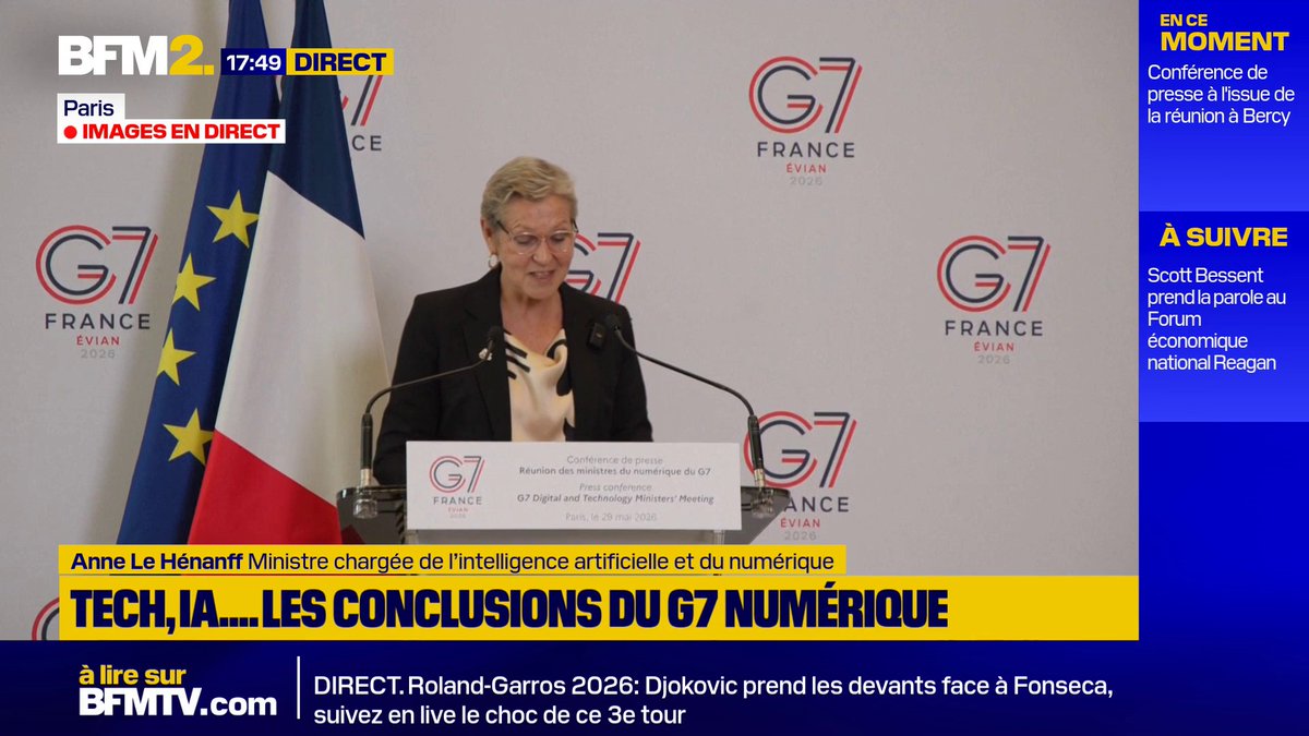 Anne Le Hénanff: "Démocratiser l'intelligence artificielle pour soutenir la croissance" #BFM2