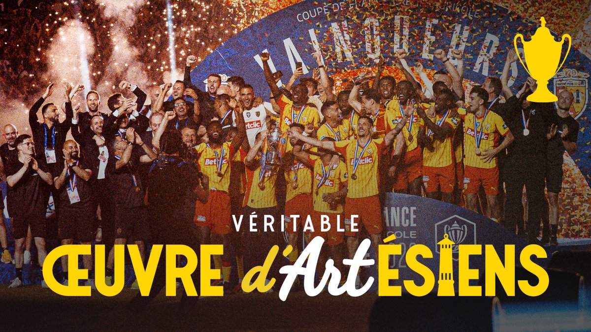 Des moments gravés à jamais dans la légende lensoise, Des émotions indicibles, sublimées par cette ferveur unique, Pour une véritable Œuvre d’Artésiens. 𝗙𝗜𝗘𝗥𝗦 𝗗'𝗘̂𝗧𝗥𝗘 𝗟𝗘𝗡𝗦𝗢𝗜𝗦 ❤️💛