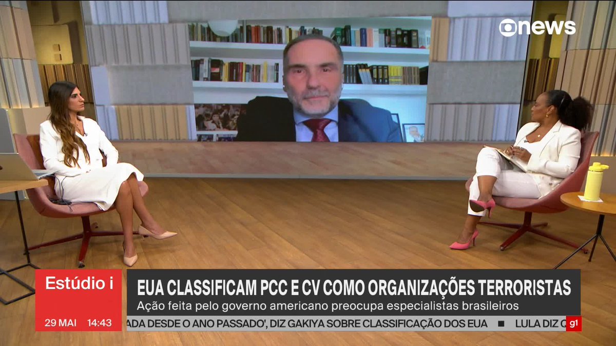 ‘A guerra às drogas operada pelo governo americano em décadas foi um fracasso’, diz o ex-secretário Nacional de Segurança Pública, Mario Sarrubbo, em entrevista ao #Estúdioi. ➡ Assista: #GloboNews