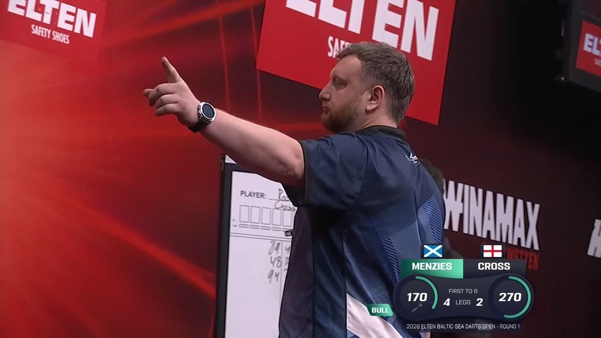ANOTHER BIG FISH FINISH! 🎣 This is OBSCENE! Cameron Menzies produces the second 170 finish of the night to lead Rob Cross 5-2 with an average of 112! 📺 #ET8 | R1