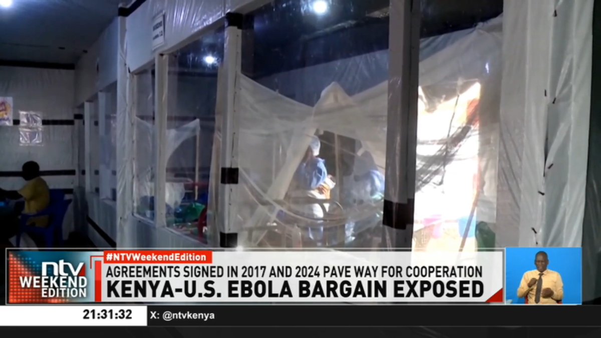 Kenya - U.S. Ebola Bargain Exposed NTV has now established that Kenya entered into two agreements under a global health diplomacy programme, agreements that allow emergency facilities such as ebola centres to be established in the country. #NTVWeekendEdition Michelle Ngele-Odhiambo