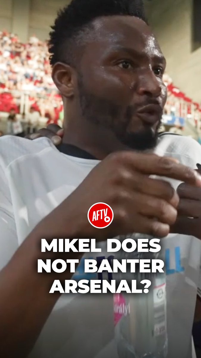 John Obi Mikel not bantering Arsenal on purpose? 👀 #AFTVBudapest