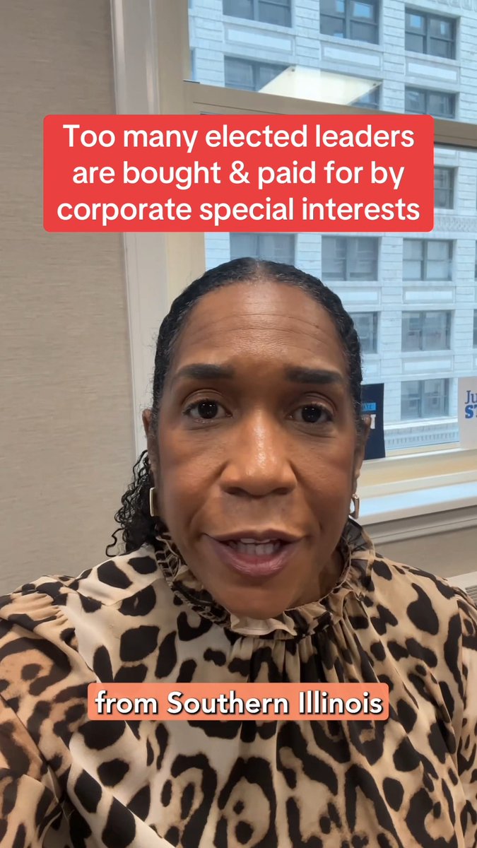Government should work for the people, not the wealthiest and well connected. That's why I'm not taking a dime of corporate PAC money, and why I'm fighting to end Citizens United.