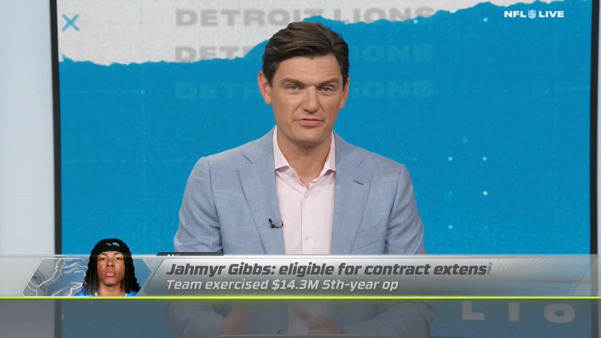 "Gibbs is positioned to reset the running back market in a big way. Think $20 million per year or over." Jeremy Fowler details the possible contract extension between the Detroit Lions and Jahmyr Gibbs 📝