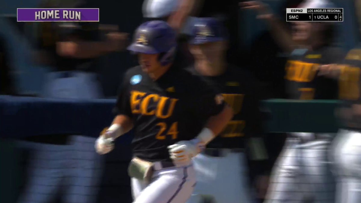 WHAT A GAME ๐ฎโ๐จ ECU puts up four runs in the 14th to beat Tennessee ๐ดโโ ๏ธ
