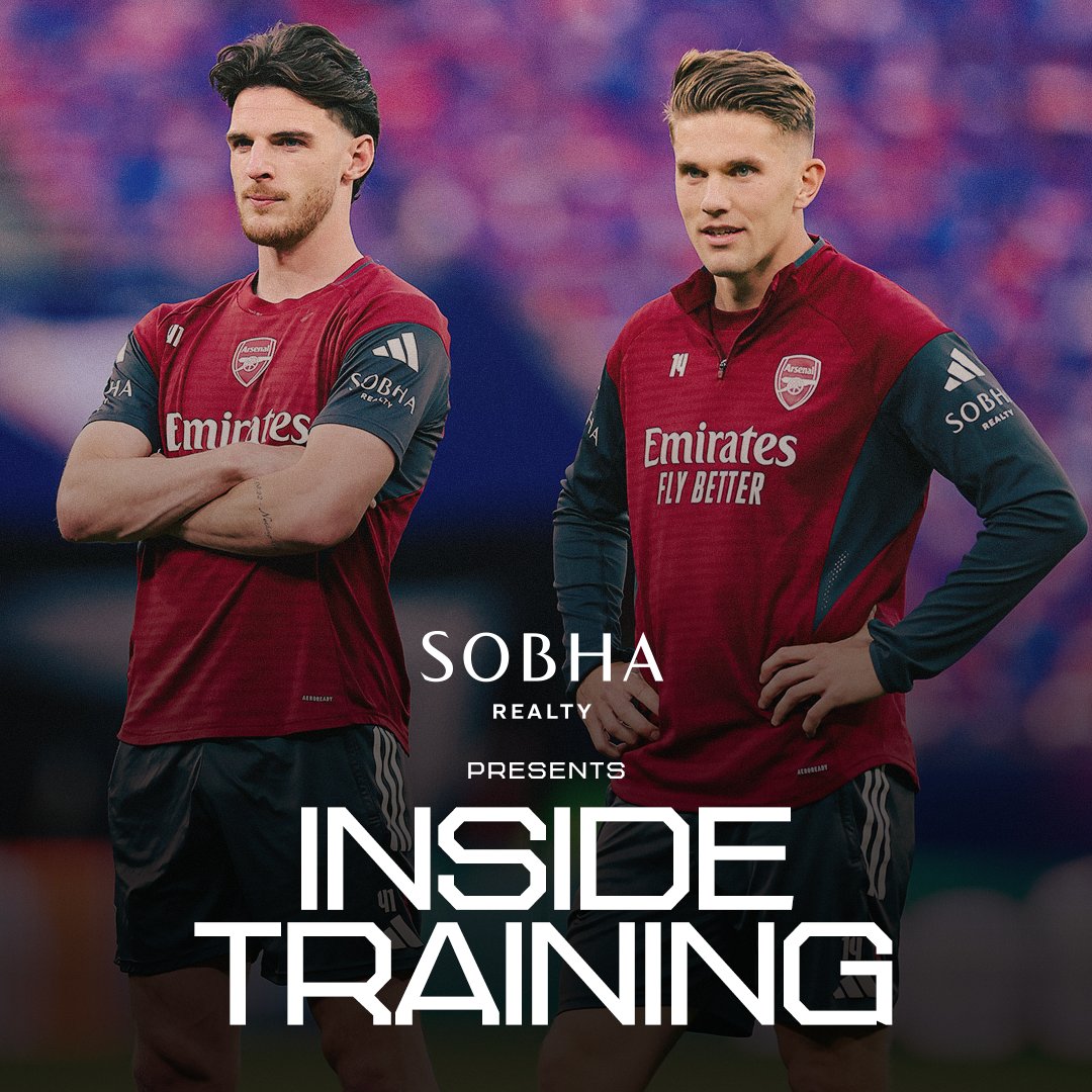 A special observer on MD-1 👑 Watch Inside Training from the Puskas Arena, on The Arsenal app ⚡️