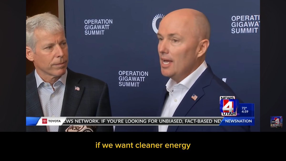 "if we want cleaner energy, more prosperous energy, we want dispatchable energy, reliable energy, and cheaper energy, then nuclear has to be part of that mix." – Utah Governor Cox Full scoop on last week's Operation Gigawatt Summit ↙️