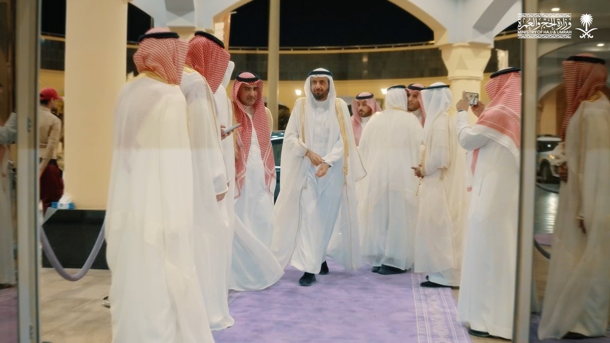 مراسم الاستقبال والترحيب بضيوف #ختامه_مسك، احتفاءً بنجاح موسم #حج_1447هـ؛ وتقديرًا لجهود شركاء المنظومة في خدمة ضيوف الرحمن. #نجاح_موسم_الحج #حياكم_الله