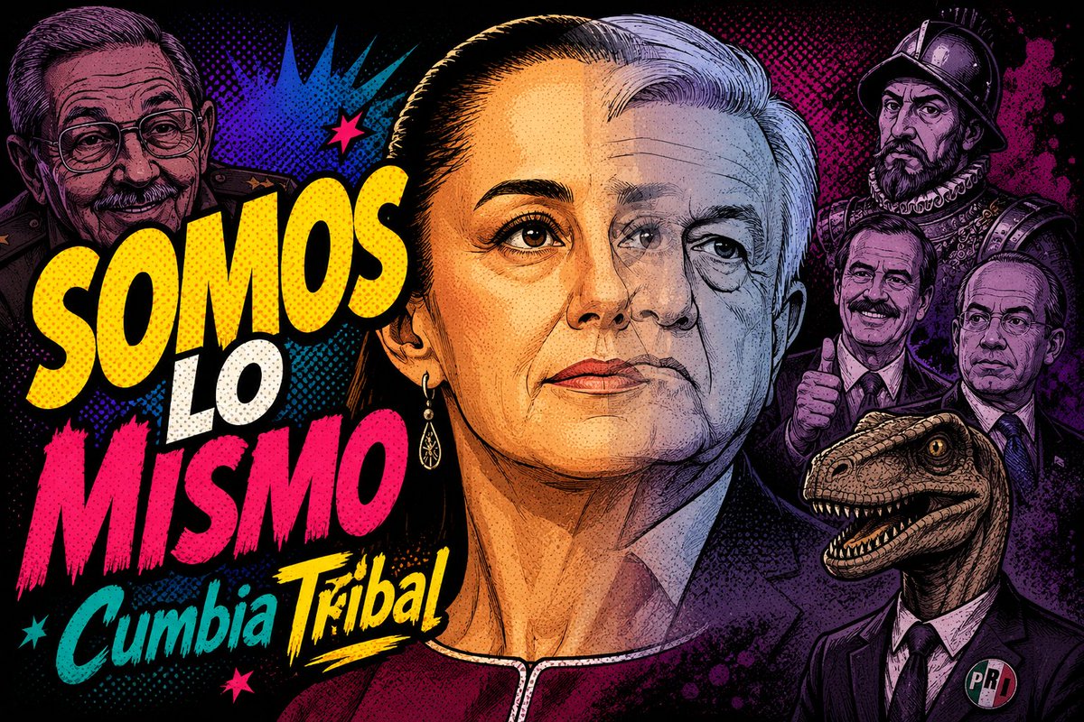 ¿Qué pasa cuando la memoria falla a conveniencia? 😅 De exigirle disculpas a Hernán Cortés, a perdonarle todo a los amigos de hoy. ¡Llegó la Cumbia de la Amnesia! 🎶 Dale play y súbele al volumen. 👇 #HumorPolitico #Politicanciones #Mexico2026 #morena @claudiashein Andrés Manuel