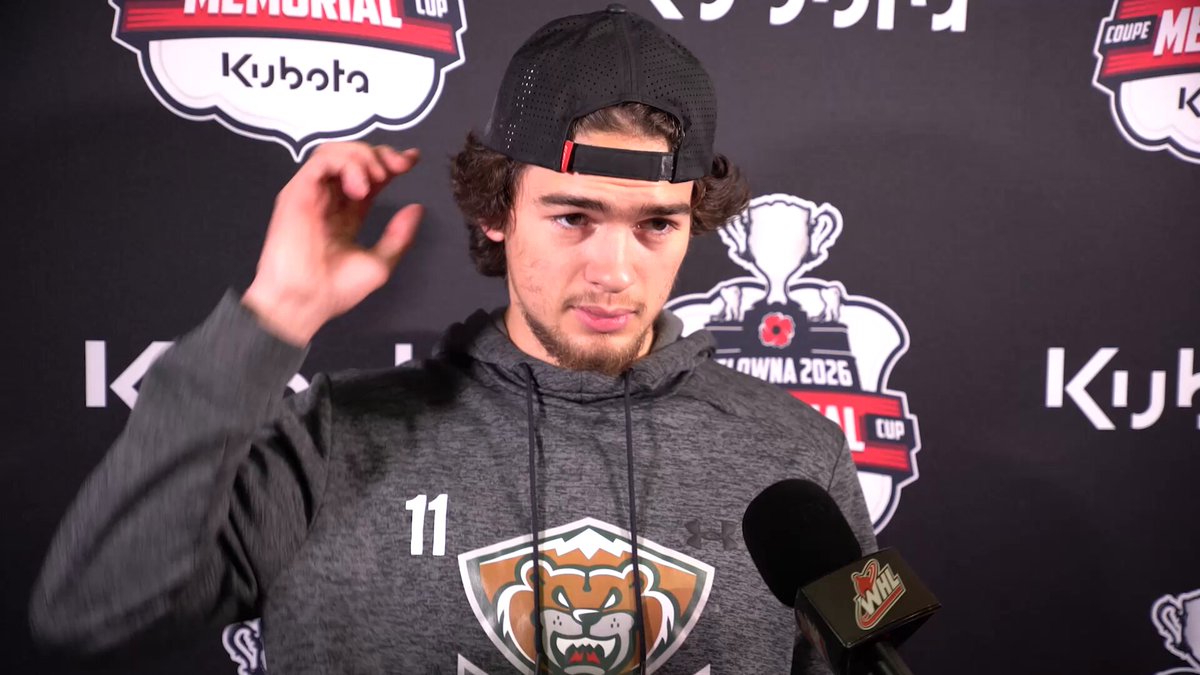 "This is the most important game of the year. It's a big one." Hear from Detroit Red Wings prospect Carter Bear ahead of the xyz - Everett Silvertips' semi-final matchup at the #MemorialCup.