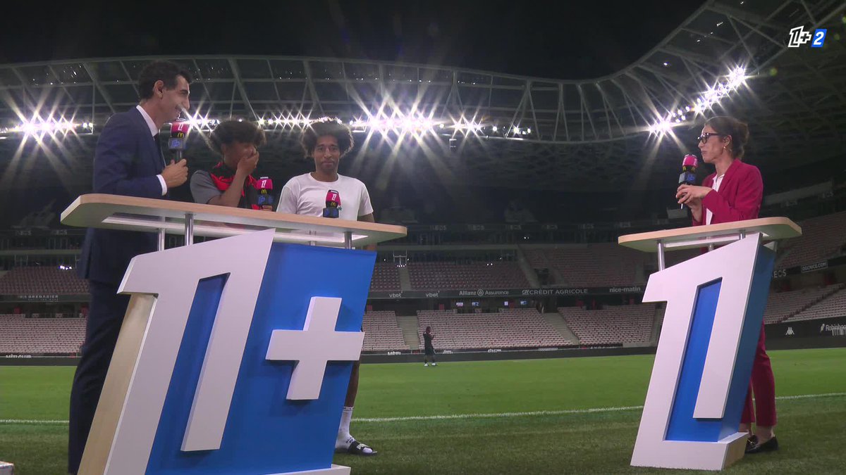 Magnifique moment sur notre plateau avec l'interview de Dante et de son fils 😇 "Je l'aime tellement." 🥹 #OGCNASSE