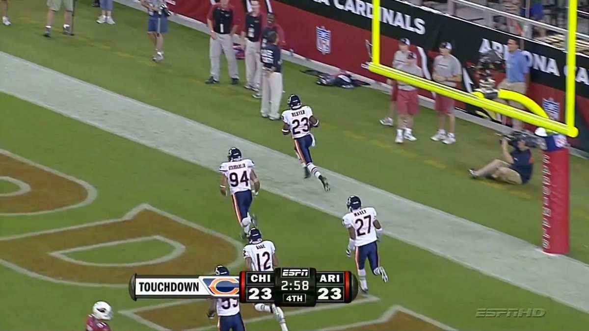 Devin Hester really had seven return TDs in rookie year. Pure electricity 💨 Devin Hester | Chicago Bears