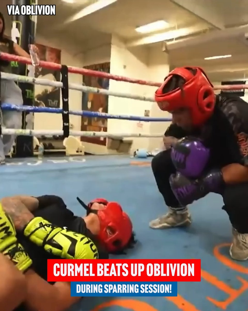 Props to Oblivion for getting in the ring with Curmel Moton 😬 💥