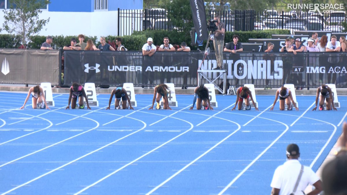 14-year-old Camryn Dailey runs 11.08s (2.2) over 100m at the Under Armour Nationals. Middle School Champion.