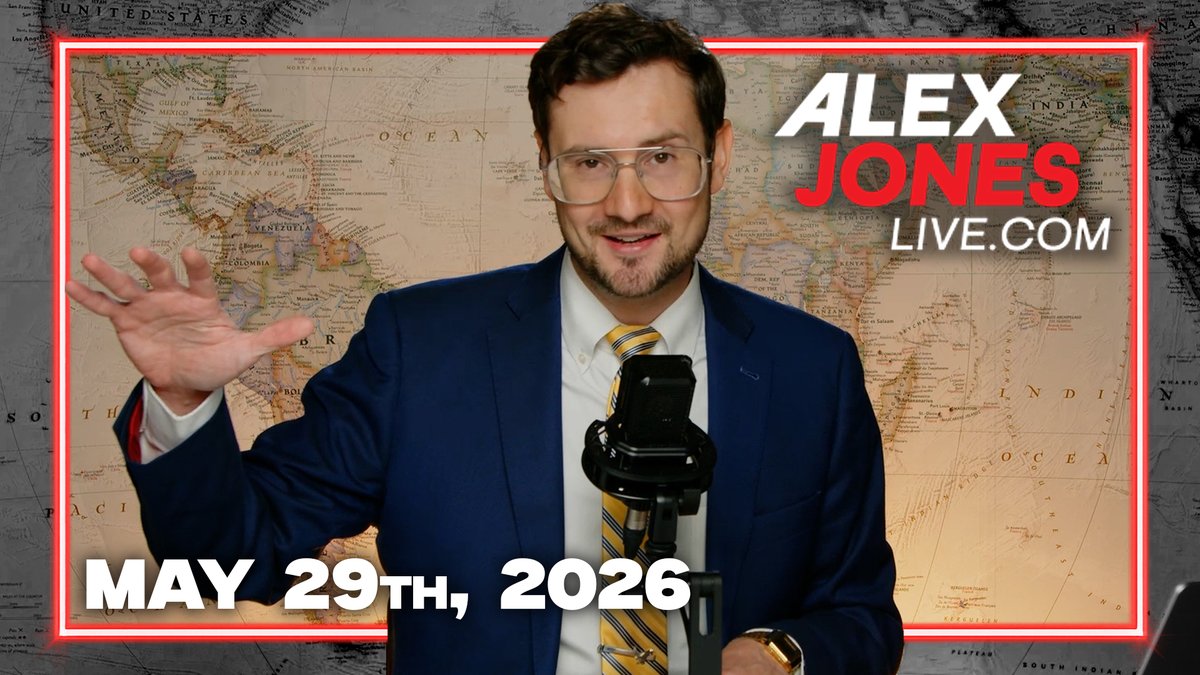 FULL FRIDAY ALEX JONES SHOW: President Trump Lifts US Naval Blockade In The Strait Of Hormuz & Says Nuclear Dust Will Be Unearthed! PLUS, Pete Hegseth Says That If Iran Doesn't Agree To End Its Nuclear Program & Take Trump's $300 Billion Deal, Then He's Putting Boots On The Ground! Journalist & Activist Tiffany Cianci Joins Harrison Smith To Raise The Alarm On BlackRock CEO Larry Fink's Plan To Use Americans' 401Ks, Savings, & Pensions To Fund Data Centers & New Power Infrastructure Based On Trump's EO That Gives Billionaires Unaccountable Access To These Funds! Dr. Mary Talley Bowden Analyzes RFK Jr.'s Failures As HHS Head In Addressing The Deadly Covid Shots! FINALLY, Researcher & Author Jay Dyer Delivers Powerful Deep-Dive Breakdown On Aliens, Nephilim, UFOs, & Satanists! THIS IS MUST-WATCH/SHARE INFO! — 5/29/26