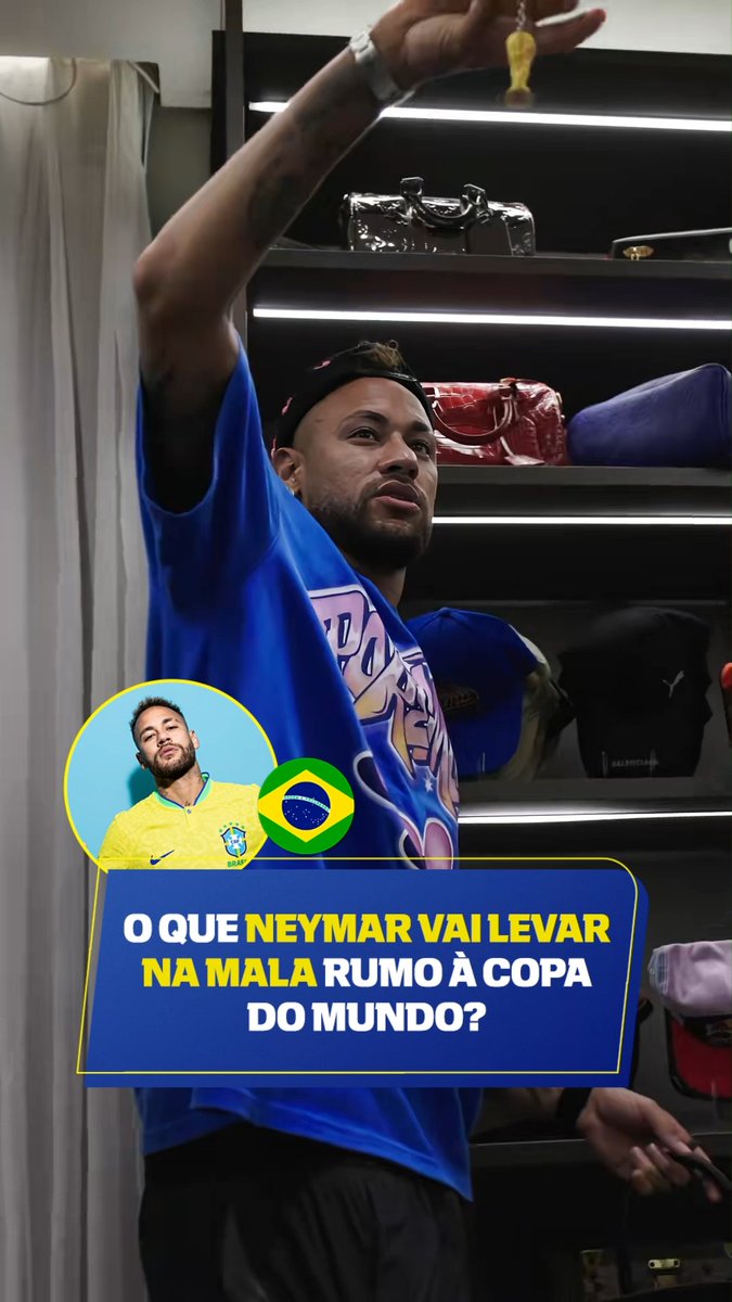 ‘VOU TRAZER A DE VERDADE’ 🤩 Em sua rede social, Neymar compartilhou o que vai levar em sua mala rumo à Copa do Mundo com a Seleção Brasileira. 🇧🇷 Crédito: Neymar Jr #ESPN2026 #Neymar #CopaDoMundo #SeleçãoBrasileira