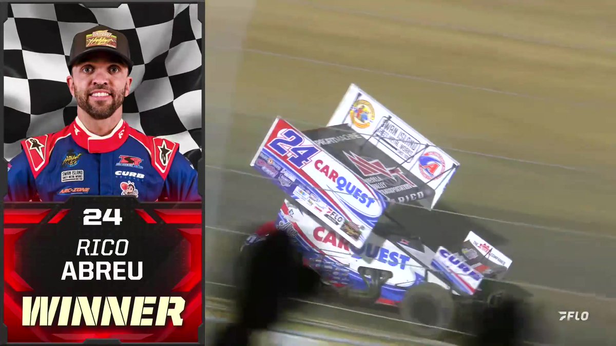 🏁 RICO wins at Lawrenceburg Events and unofficially takes the High Limit Racing points lead! Kyle Larson recovers from an incident to finish 2nd! #HighLimitRacing