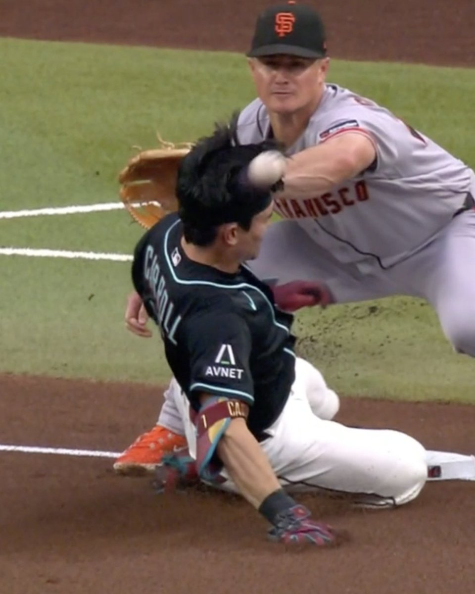 I guess this will teach him to stop pretending to accidentally lose his helmet