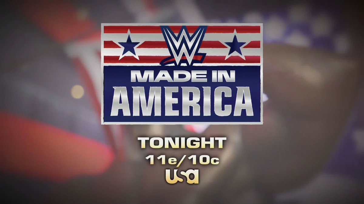 Don't miss WWE: Made in America, a USA Network Special airing TONIGHT immediately after #SmackDown! 11 ET/10 CT on USA Network