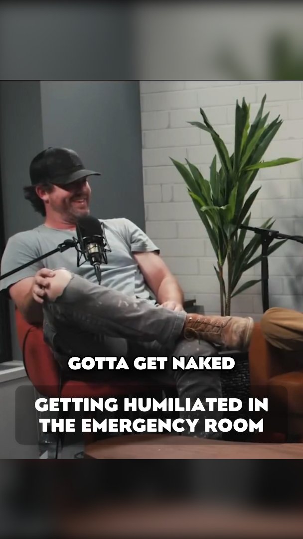 Dude dislocated his kneecap, got wheeled into surgery completely naked, and his biggest concern was the student nurses giggling while threatening to cut his jeans off.