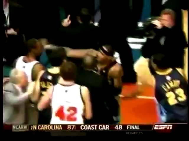The infamous Knicks &amp; Nuggets Brawl (2006)