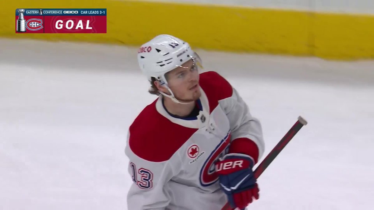 It will NOT be a shutout for Freddie as Caufield scores it.... 🚨