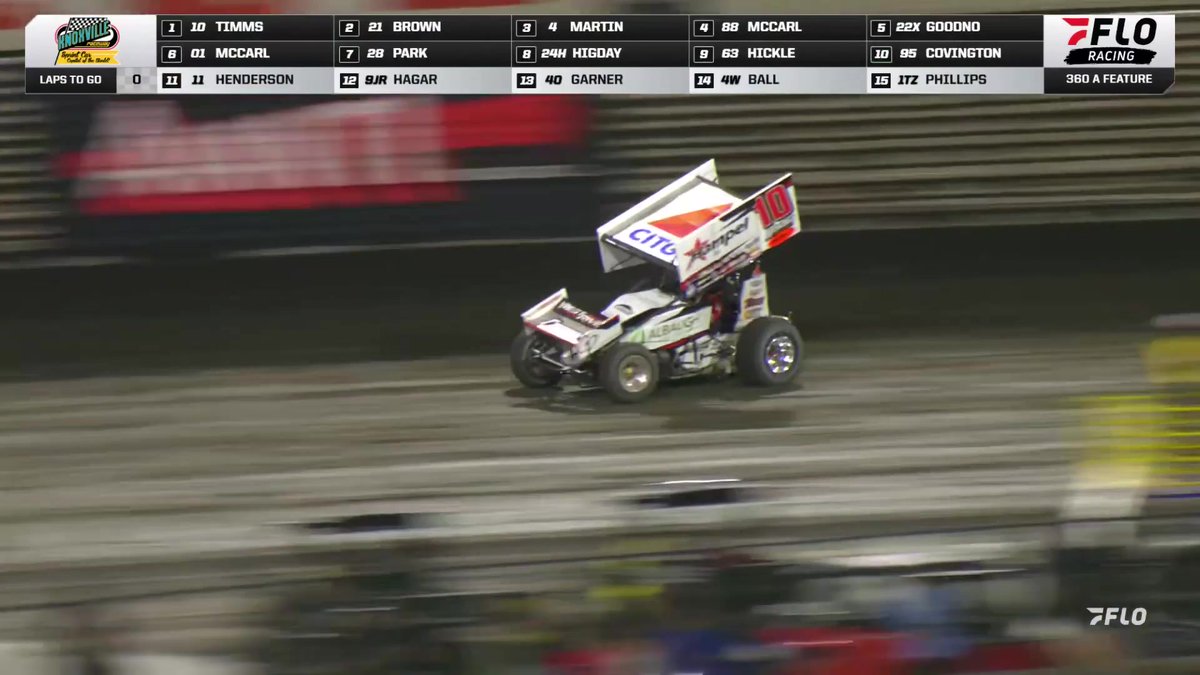 🔥 Ryan Timms steals the 360 win on the final lap at Knoxville Raceway!