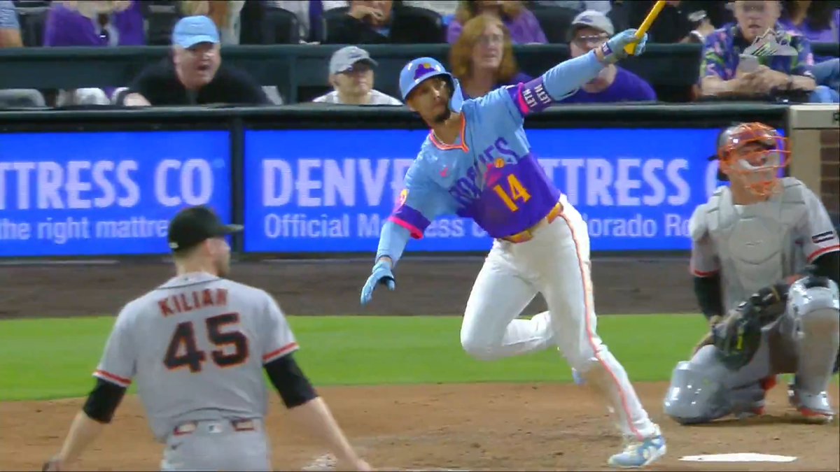 Ezequiel Tovar punctuates a FIVE-run bottom of the 9th with a walk-off homer 🤯