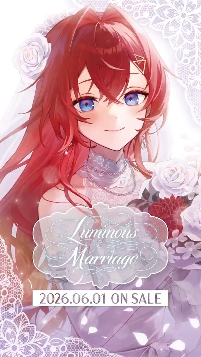 【Luminous Marriage #アンジュ・カトリーナ ビジュアル紹介】 華やかな衣装に身を包んだ『Luminous Marriage』グッズは 6/1(月)18:00より #にじストア にて販売開始！ 担当：えすけー 様 ▼YouTube Shortsでも公開中！ #にじさんじジューンブライド2026