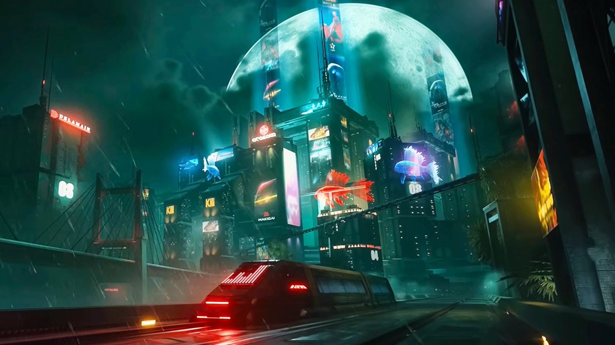Wuthering Waves players will soon be able to explore Somnoire: Night City, a bustling concrete jungle region that's shrouded in eternal night with the Cyberpunk: Edgerunners Collaboration, launching on June 8.