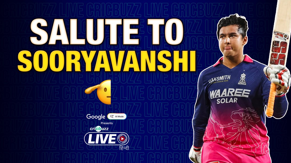 ‘Role Model for Everyone’ Sehwag & Manoj Salute Sooryavanshi! Virrender Sehwag, MANOJ TIWARY & Gaurav Kapur heap praise, on Cricbuzz Live Hindi #IPL2026 #GTvRR Google India