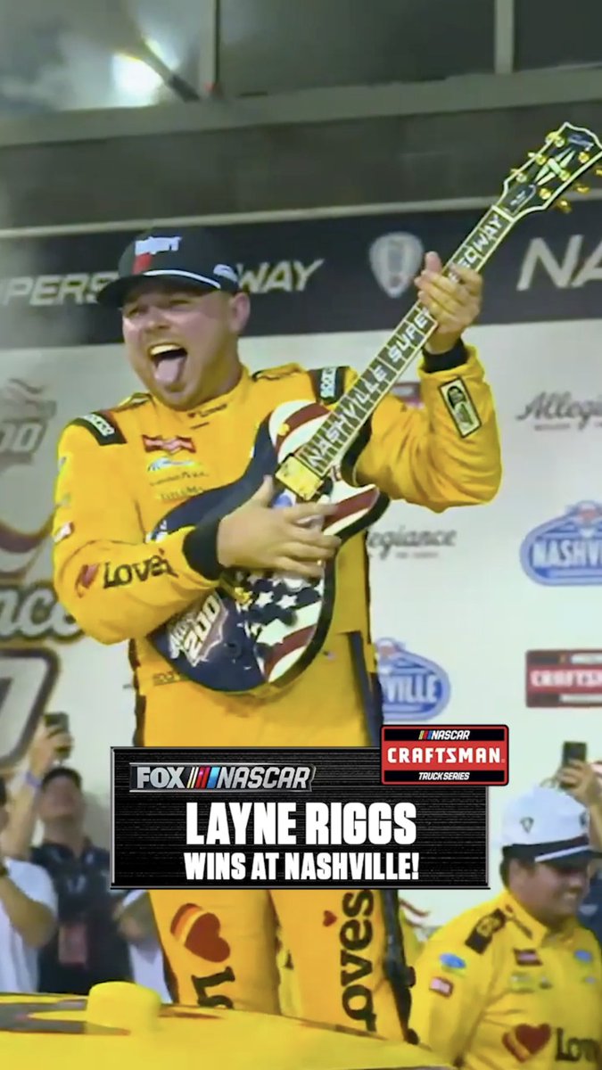 Layne Riggs has his own Nashville guitar for the family collection now.