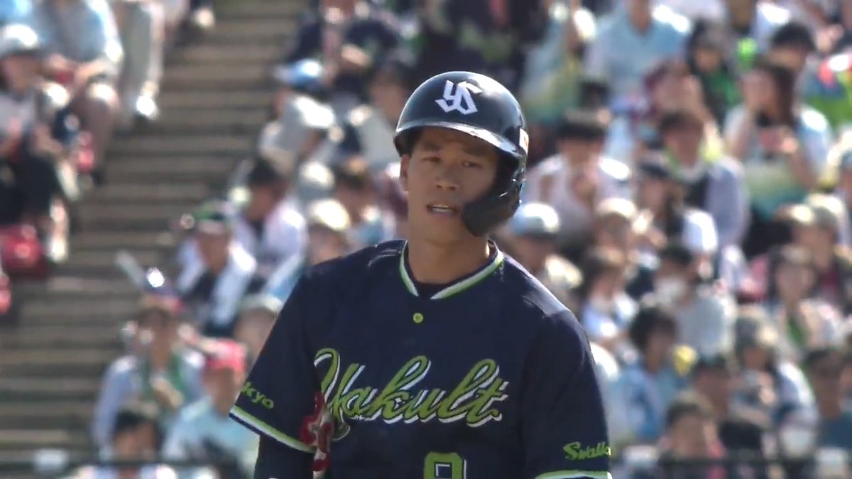 お帰り #塩見泰隆 😆‼‼ 1軍では2024年5月11日以来2年ぶりのヒット🔥 #swallows #ベースボールLIVE で配信中[初月無料]