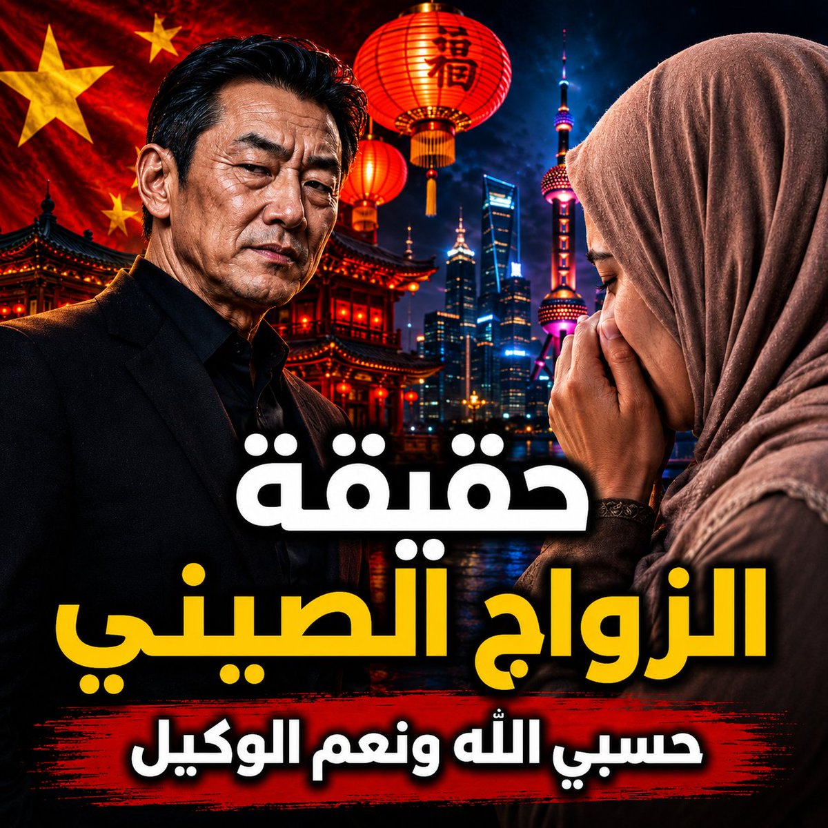 فتاة مغربية تزوجت برجل صيني… ثم سافرت معه إلى الصين فاكتشفت الحقيقة المرّة. وثقت في الوعود، وصدّقت الكلام الجميل، وظنت أن الزواج من الصيني باب لحياة مختلفة. ثم كانت الصدمة: لا بيت كما قيل، ولا عمل كما قيل، ولا وعود كما رُسمت، بل غربة، وقهر، وجوع، وبرد، ومعاملة سيئة، واستغلال، ثم عنف وهي حامل. هذه القصة ليست للتشهير، ولا للتعميم على الشعوب، ولكنها صرخة في وجه الوهم الذي يقتل عقول بعض البنات: الصيني والكوري ليس ملاكًا. والحب المزعوم لا يكفي. والدراما لا تبني بيتًا. والرجل الذي لا تعرفين حقيقته، ولا وضعه، ولا عمله، ولا أهله، ولا ماضيه، قد يتحول بعد السفر إلى سجن لا تعرفين كيف تخرجين منه. لا تتزوجي بسبب الوعود أو السفر أو الكلام المعسول ولا تقولي: “أنا مختلفة”؛ فكل ضحية كانت تظن أنها مختلفة. هذه القصة يجب أن تسمعها كل فتاة.