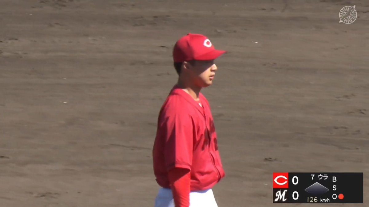一軍昇格へ向けて 佐藤柳之介 8回無失点5奪三振（106球） ※映像は7回の奪三振 ⚾️ロッテ×広島（ファーム） #イージースポーツ #carp