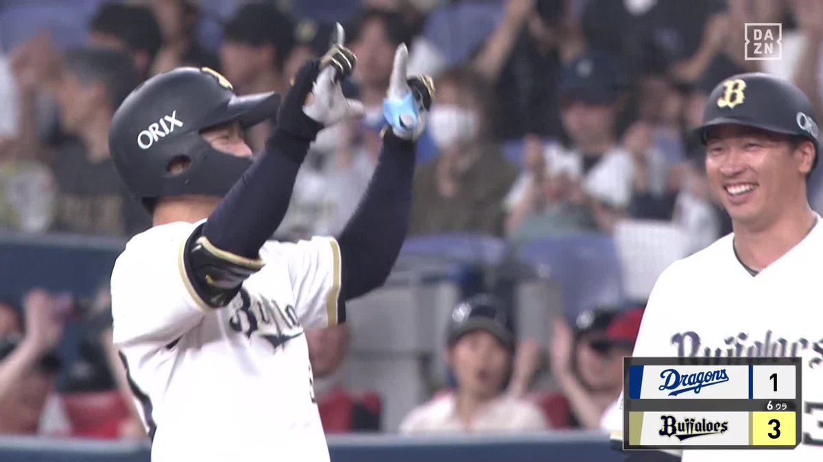 打撃職人の雰囲気 初球をセンターへ弾き返した 2年目・山中稜真が結果を出し続ける ⚾️オリックス×中日 #Bs2026 #だったらDAZN