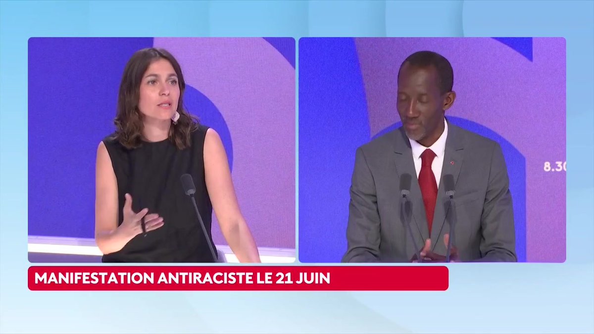 Marche contre le racisme du 21 juin : "Cette bataille doit se continuer, appelle le maire LFI de Saint-Denis, Bally Bagayoko, qui l’organise cette fois à Paris. "La lutte antifasciste, la lutte anti-racistes est un élément essentiel qu’il nous faut mettre à l’agenda politique".